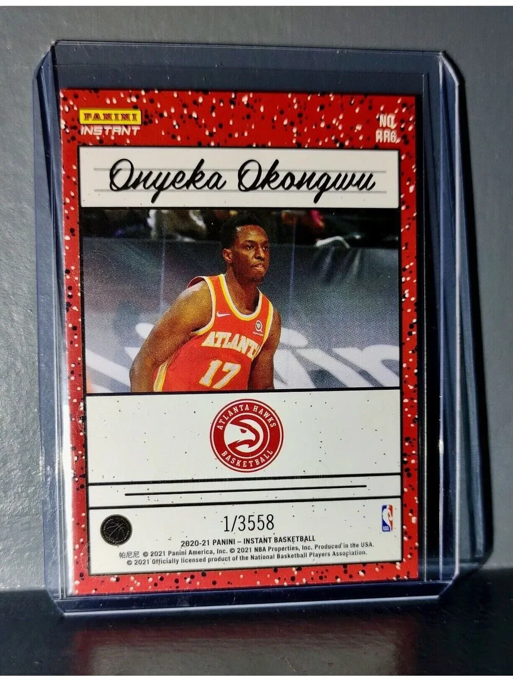 Onyeka Okongwu 2020-2021 Panini NBA Instant #6 Rated Rookie Retro Card 1/3558